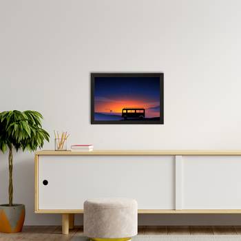 Beautiful Sunset Landscape Satin Matt Texture UV Art Painting 2