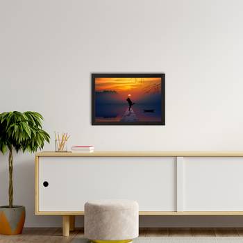 Beautiful Romantic Sunset Satin Matt Texture UV Art Painting 2