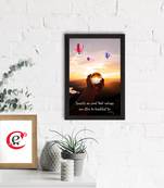 Sunsets are proof that endings can often be beautiful too Satin Matt Texture UV Art Painting