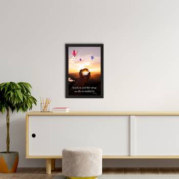 Sunsets are proof that endings can often be beautiful too Satin Matt Texture UV Art Painting 2