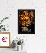 Every Sunset is an Opportunity to reset Satin Matt Texture UV Art Painting