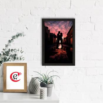 Romantic Sunset Satin Matt Texture UV Art Painting 1