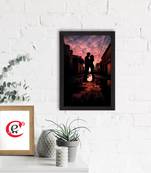 Romantic Sunset Satin Matt Texture UV Art Painting