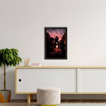 Romantic Sunset Satin Matt Texture UV Art Painting 2