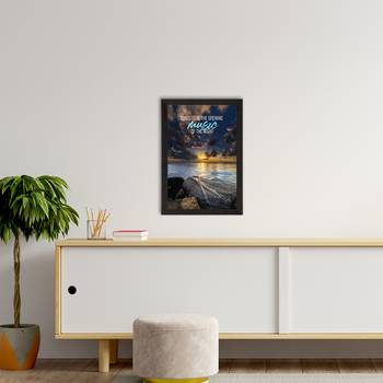 Sunsets is the opening Music of the Night Satin Matt Texture UV Art Painting 2