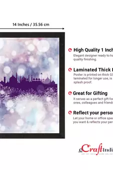 Grand Mosque Satin Matt Texture UV Art Painting