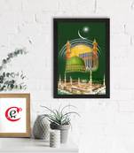 Islam Mosque Satin Matt Texture UV Art Painting