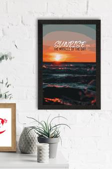 :Sunrise The Miracle Of The Day Satin Matt Texture UV Art Painting