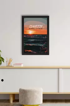 :Sunrise The Miracle Of The Day Satin Matt Texture UV Art Painting