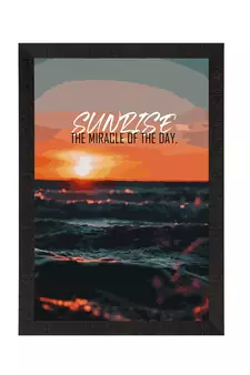 :Sunrise The Miracle Of The Day Satin Matt Texture UV Art Painting