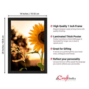 Sunflower Satin Matt Texture UV Art Painting 4