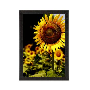 Sunflower on Sunny Say Satin Matt Texture UV Art Painting 3