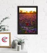 With Each Sunrise We Start New Satin Matt Texture UV Art Painting