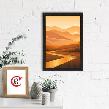 Beautiful Sunrise View Satin Matt Texture UV Art Painting 1