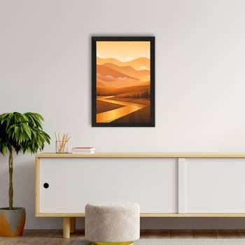 Beautiful Sunrise View Satin Matt Texture UV Art Painting 2