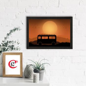Beautiful Sunset Scenery Satin Matt Texture UV Art Painting 1