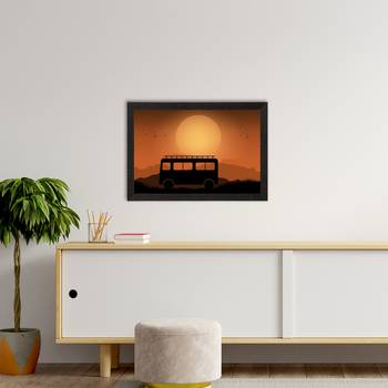 Beautiful Sunset Scenery Satin Matt Texture UV Art Painting 2