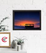 Beautiful Sunset Landscape Satin Matt Texture UV Art Painting