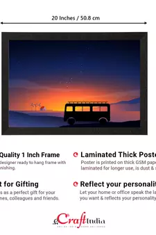 Beautiful Sunset Landscape Satin Matt Texture UV Art Painting