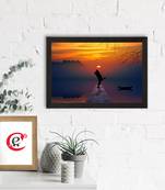 Beautiful Romantic Sunset Satin Matt Texture UV Art Painting