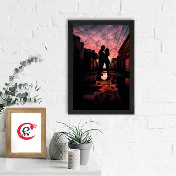 Romantic Sunset Satin Matt Texture UV Art Painting 1