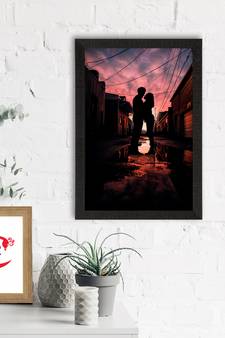 Romantic Sunset Satin Matt Texture UV Art Painting