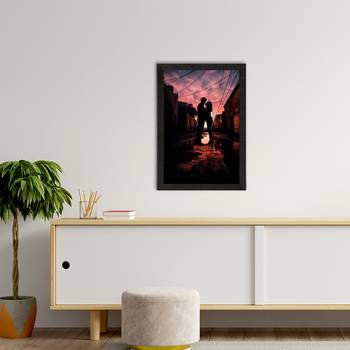 Romantic Sunset Satin Matt Texture UV Art Painting 2