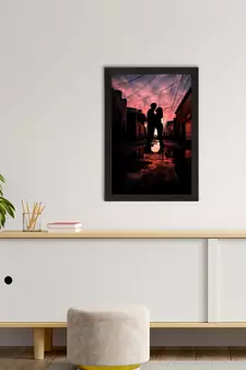 Romantic Sunset Satin Matt Texture UV Art Painting