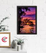 Sunsets are like God's painting in the Sky Satin Matt Texture UV Art Painting