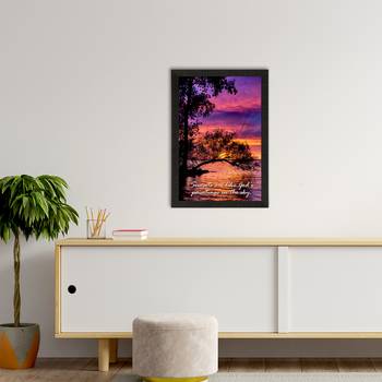 Sunsets are like God's painting in the Sky Satin Matt Texture UV Art Painting 2