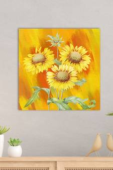 Beautiful Sunflower Original Design Canvas Printed Wall Painting