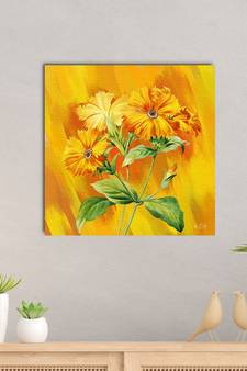 Nature Sunflower Original Design Canvas Printed Wall Painting