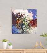 Colorful Flower Vase Original Design Canvas Printed Wall Painting