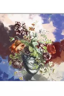 Colorful Flower Vase Original Design Canvas Printed Wall Painting