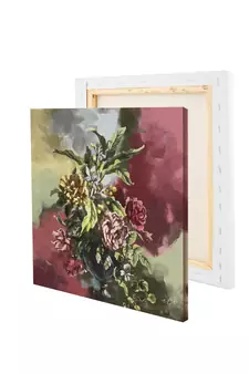 Beautiful Flower Vase Original Design Canvas Printed Wall Painting