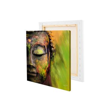 Peaceful Gautam Buddha Original Design Canvas Printed Wall Painting 5