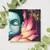Peaceful Gautam Buddha with Lotus Original Design Canvas Printed Wall Painting