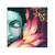 Peaceful Gautam Buddha with Lotus Original Design Canvas Printed Wall Painting