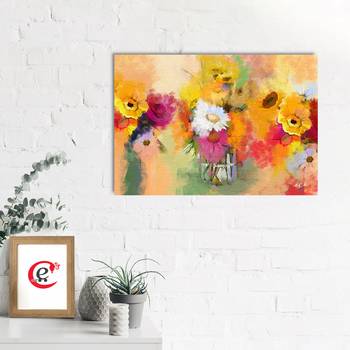 Beautiful Flowers Original Design Canvas Printed Wall Painting 2