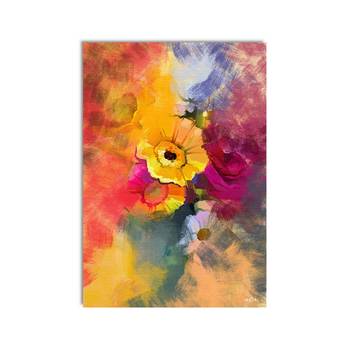 Abstract Flowers Design Original Design Canvas Printed Wall Painting 3