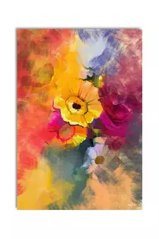Abstract Flowers Design Original Design Canvas Printed Wall Painting