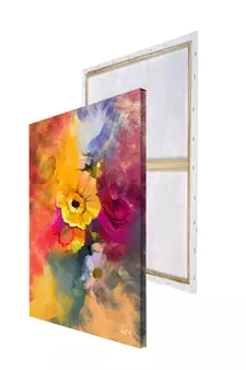 Abstract Flowers Design Original Design Canvas Printed Wall Painting
