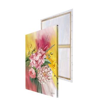 Beautiful Flowers Bouquet Original Design Canvas Printed Wall Painting 5