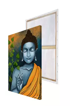 Peaceful Buddha Original Design Canvas Printed Wall Painting
