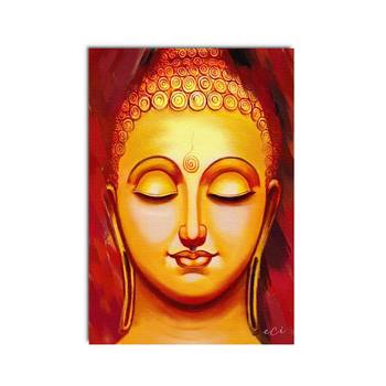 Spiritual Gautam Buddha Original Design Canvas Printed Wall Painting 3