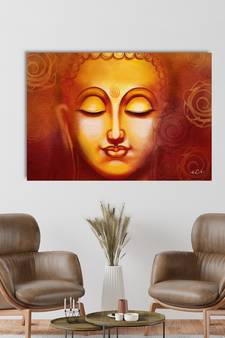 Spiritual Buddha Original Design Canvas Printed Wall Painting
