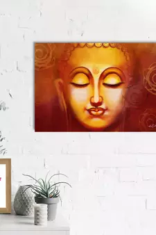 Spiritual Buddha Original Design Canvas Printed Wall Painting