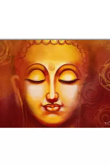 Spiritual Buddha Original Design Canvas Printed Wall Painting