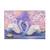 Swan Couple Original Design Canvas Printed Wall Painting