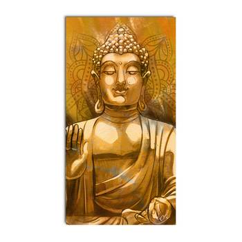 Meditating Blessing Buddha Original Design Canvas Printed Wall Painting 3
